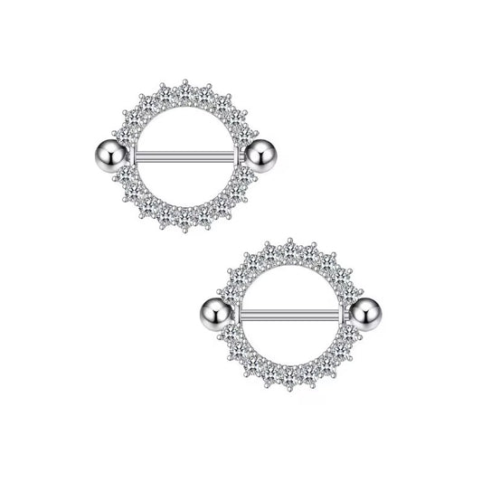 Diamonte white circles