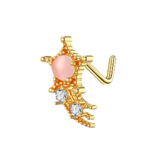 Shooting star nose ring